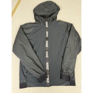 Nike Dri-fit Windrunner Hoodie Jacket Black Mens Size M